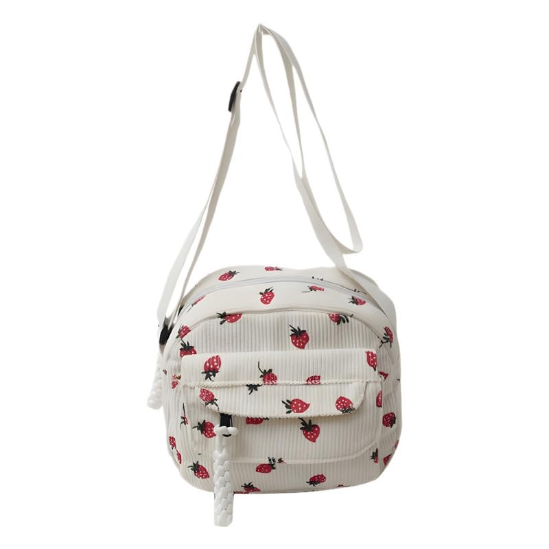 PALAY® Purses for Women Cute Strawberry Bag Corduroy Crossbody Bags for Women Messenger Bags Cute Sling Bag Woman PALAY® Purses for Women Cute Strawberry Bag Corduroy Crossbody Bags for Women Messenger Bags Cute Sling Bag Woman
